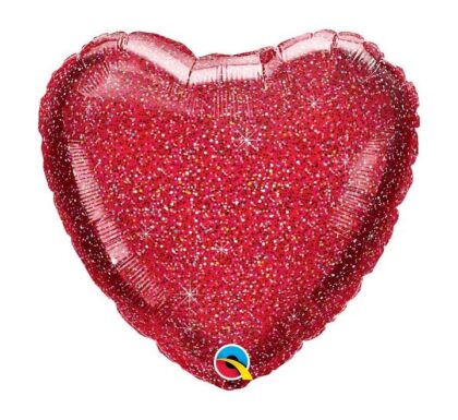 RED HEART FOIL BALLOON